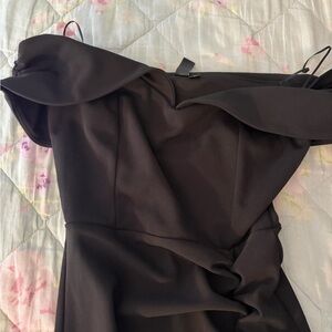 Windsor Black One-Shoulder Dress